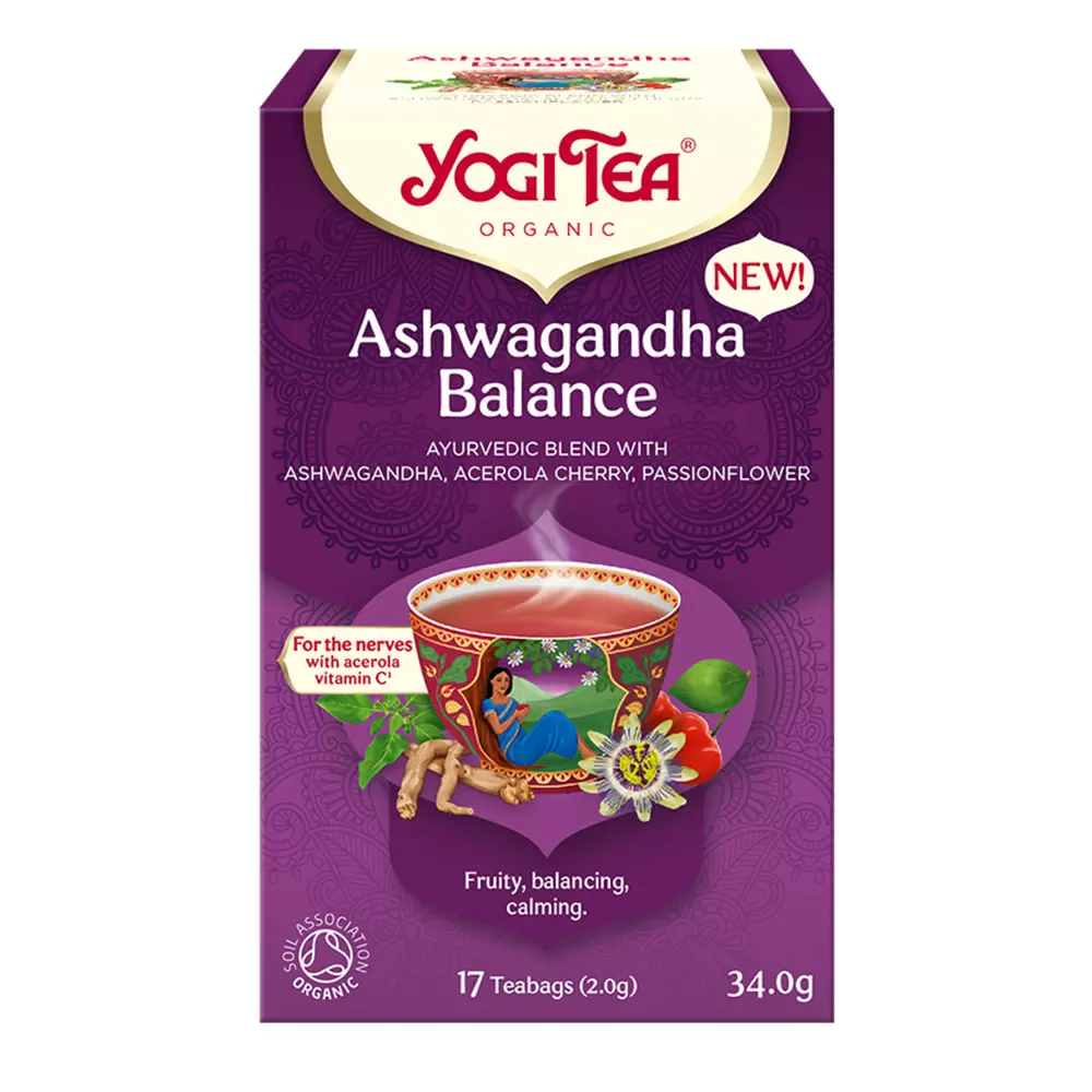 Herbata ajurwedyjska ASHWAGANDHA BALANCE | Yogi Tea