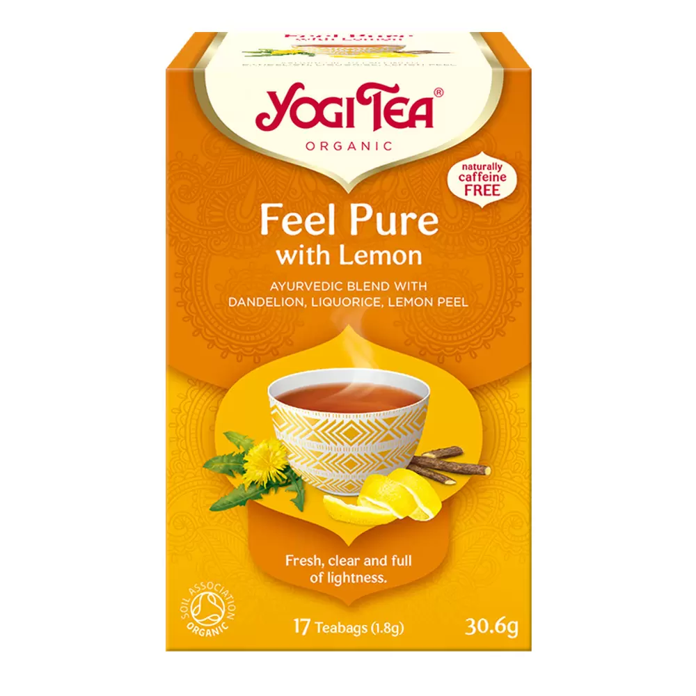 Herbata FEEL PURE WITH LEMON | Yogi Tea
