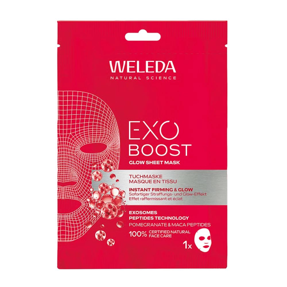 Maska w płachcie Exo Boost Glow | Weleda