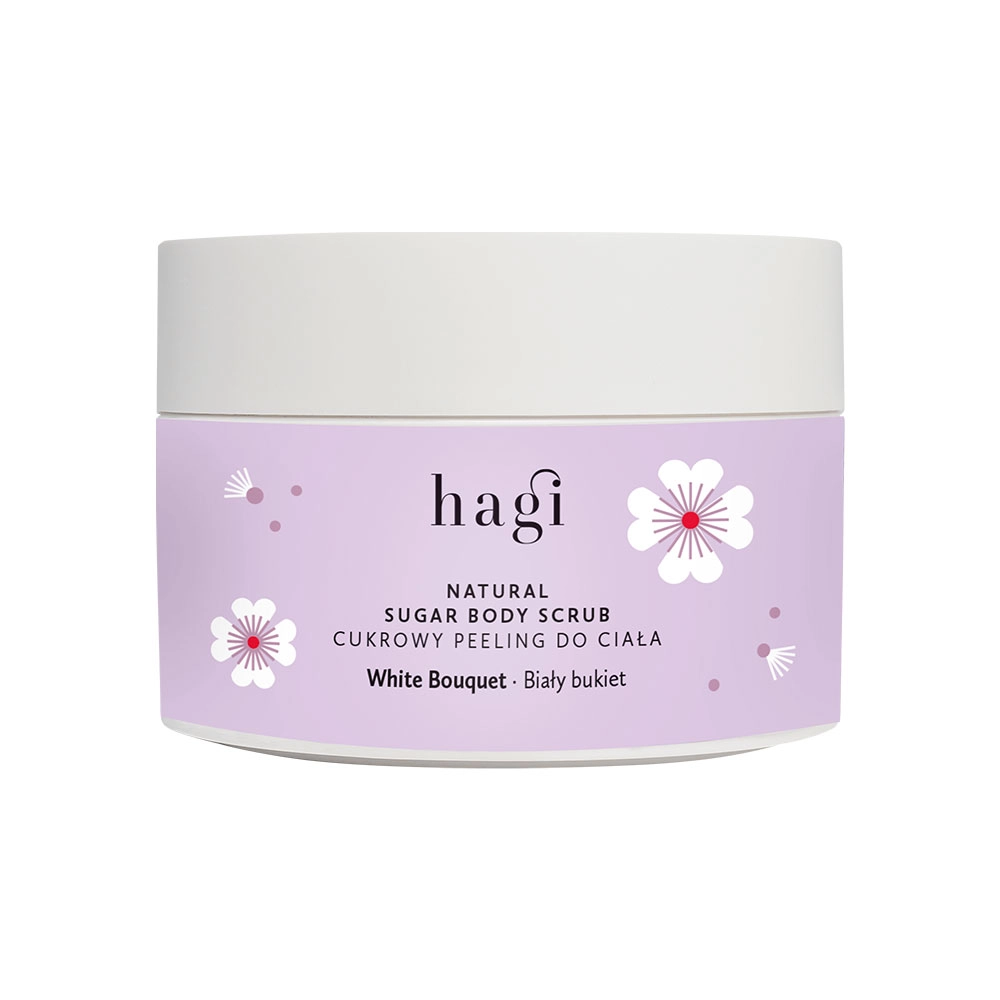 Peeling cukrowy do ciała Biały bukiet | Hagi Cosmetics
