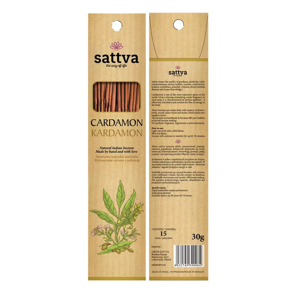 Kadzidełko  Kardamon | Sattva