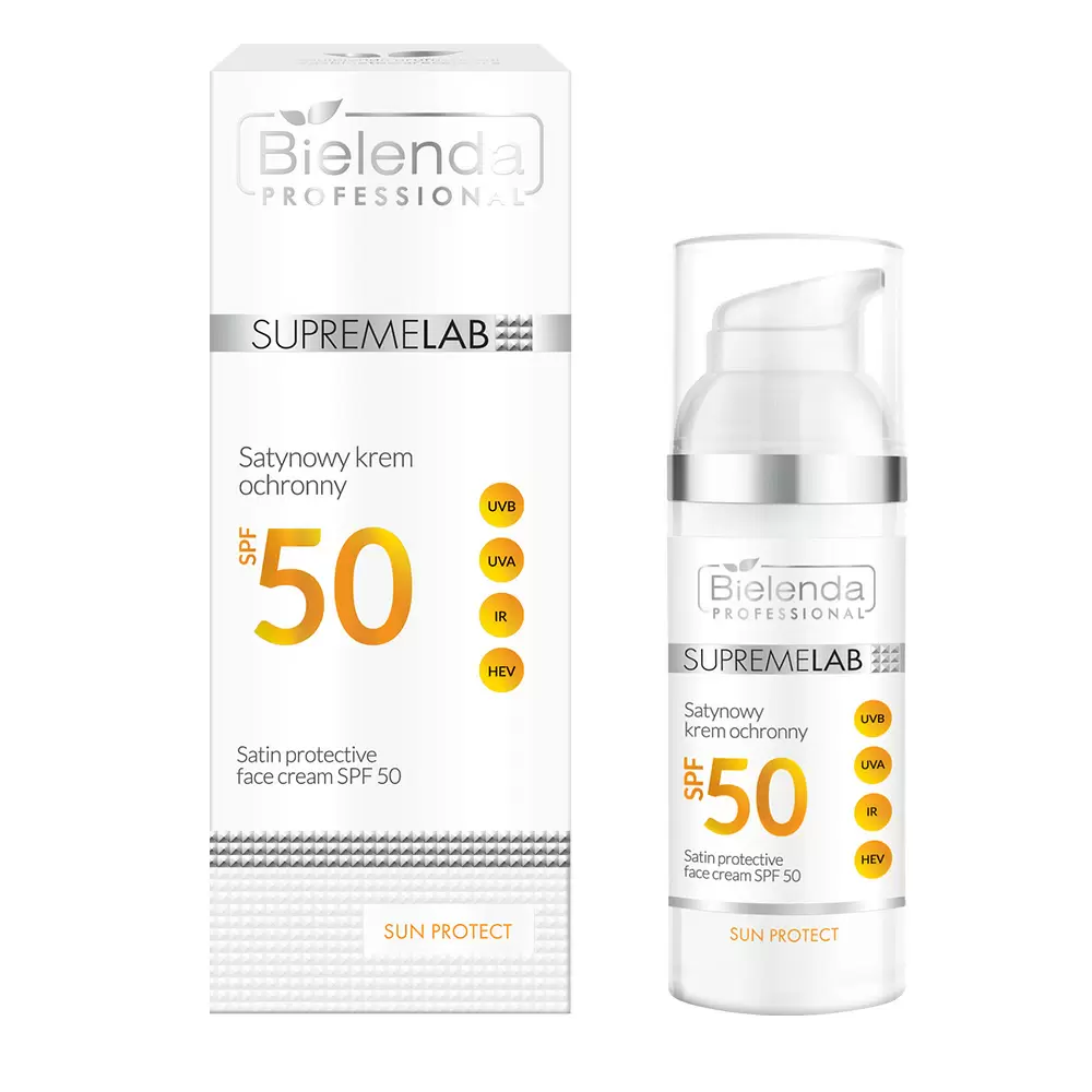 Satynowy krem ochronny SPF 50 Supremelab SUN PROTECT | Bielenda Professional