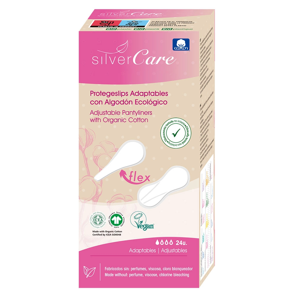 Wkładki higieniczne elastyczne Silver Care | Masmi