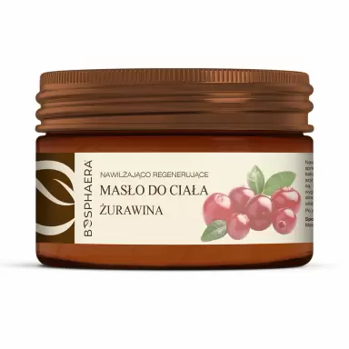 Nawilżająco - regenerujące masło do ciała Żurawina | Bosphaera
