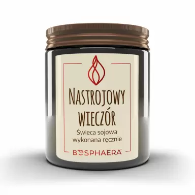 Sojowa świeca zapachowa Nastrojowy Wieczór | Bosphaera