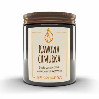 Sojowa świeca zapachowa Kawowa Chmurka | Bosphaera