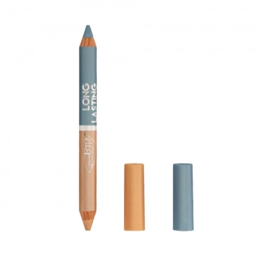 Cień do powiek w kredce 2w1 EyeDuo Long Lasting | puroBIO
