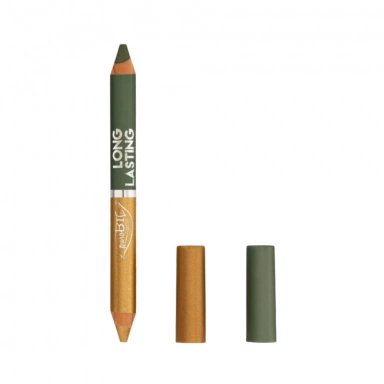 Cień do powiek w kredce 2w1 EyeDuo Long Lasting | puroBIO
