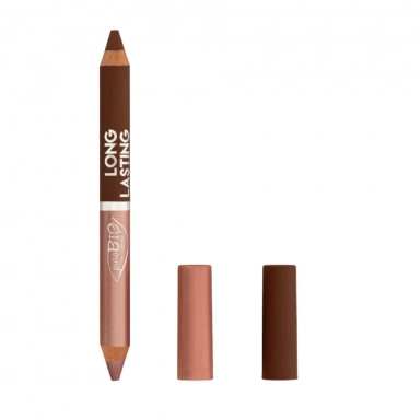 Cień do powiek w kredce 2w1 EyeDuo Long Lasting | puroBIO