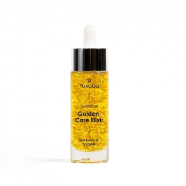 Eliksir odżywczy z 24k złotem do twarzy i szyi Golden Care Elixir | Yokaba