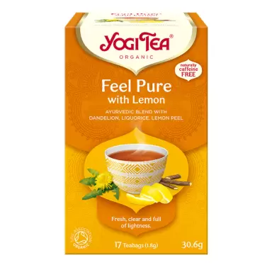 Herbata FEEL PURE WITH LEMON | Yogi Tea