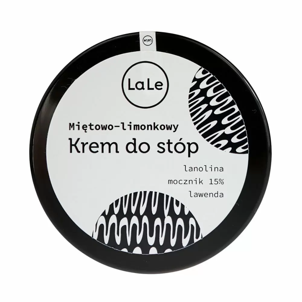 Krem do stóp miętowo - limonkowy z lanoliną i mocznikiem 15% | La-Le