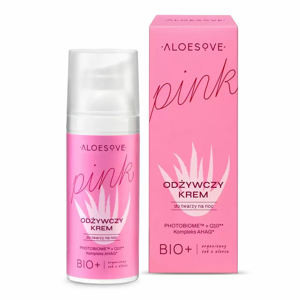 Krem odżywczy do twarzy ALOESOVE PINK | Aloesove