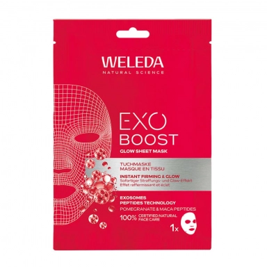 Maska w płachcie Exo Boost Glow | Weleda