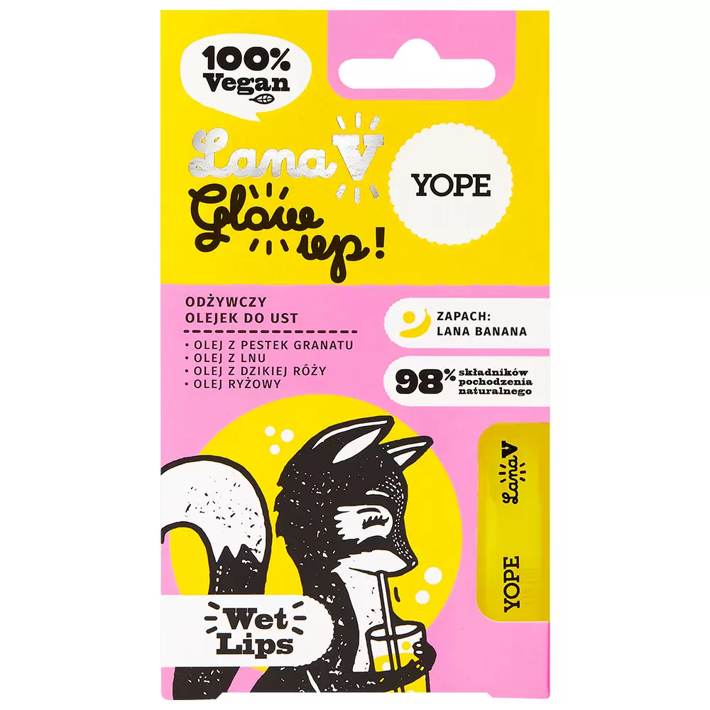 Odżywczy olejek do ust Glow Up! - Lana V | Yope