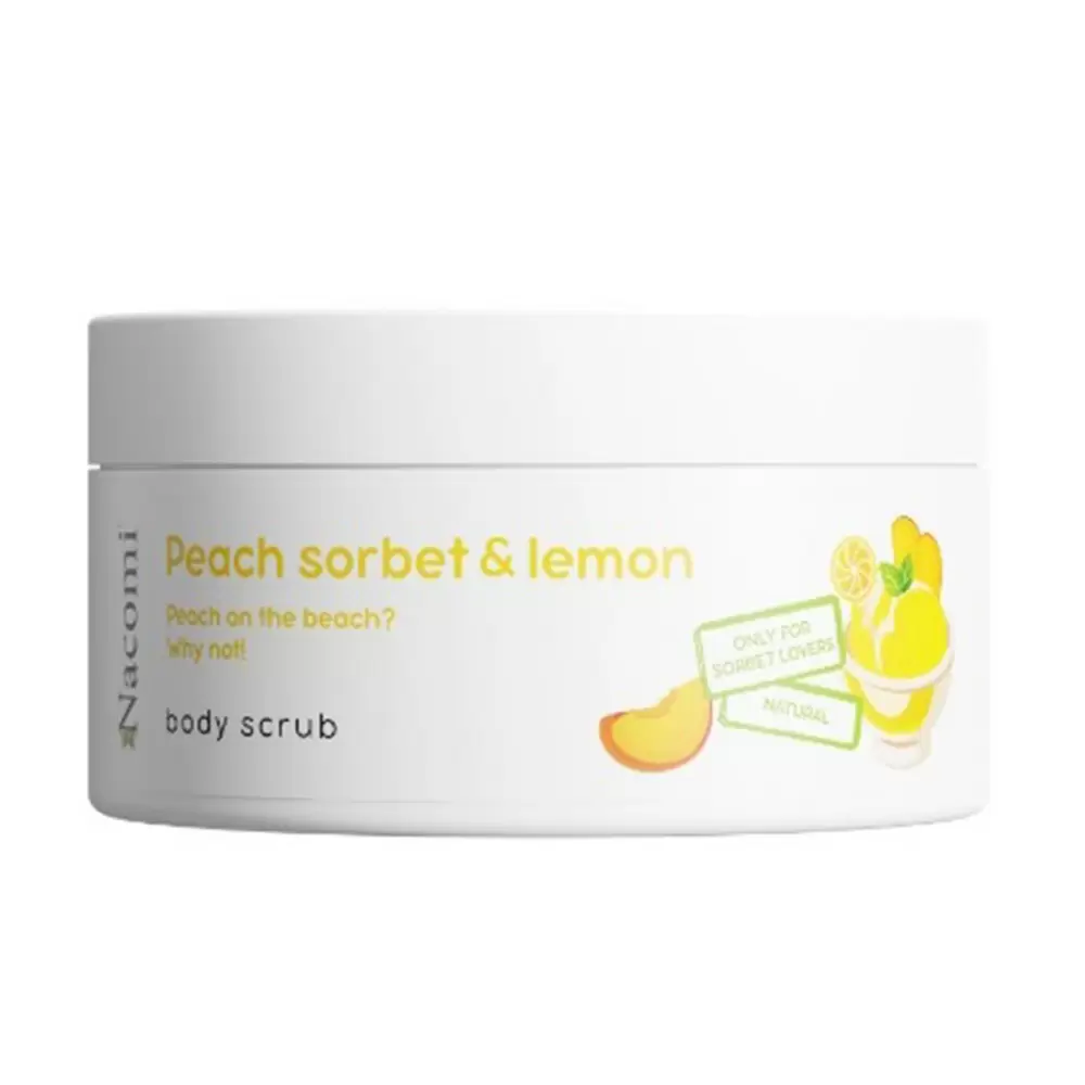 Peeling do ciała o zapachu brzoskwiniowego sorbetu z cytryną | Nacomi