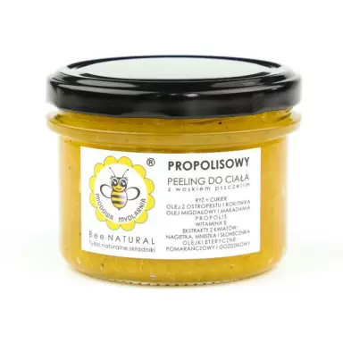 Peeling propolisowy do ciała | Miodowa Mydlarnia