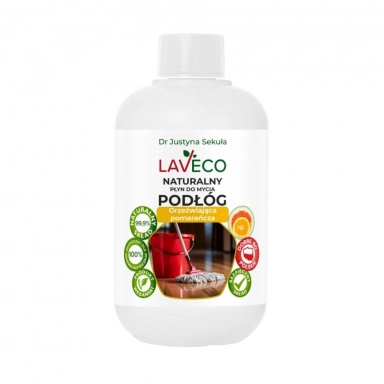 Płyn naturalny do mycia podłóg - Orzeźwiająca pomarańcza | Laveco