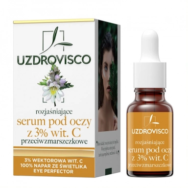 Rozjaśniające serum pod oczy z witaminą C | Uzdrovisco