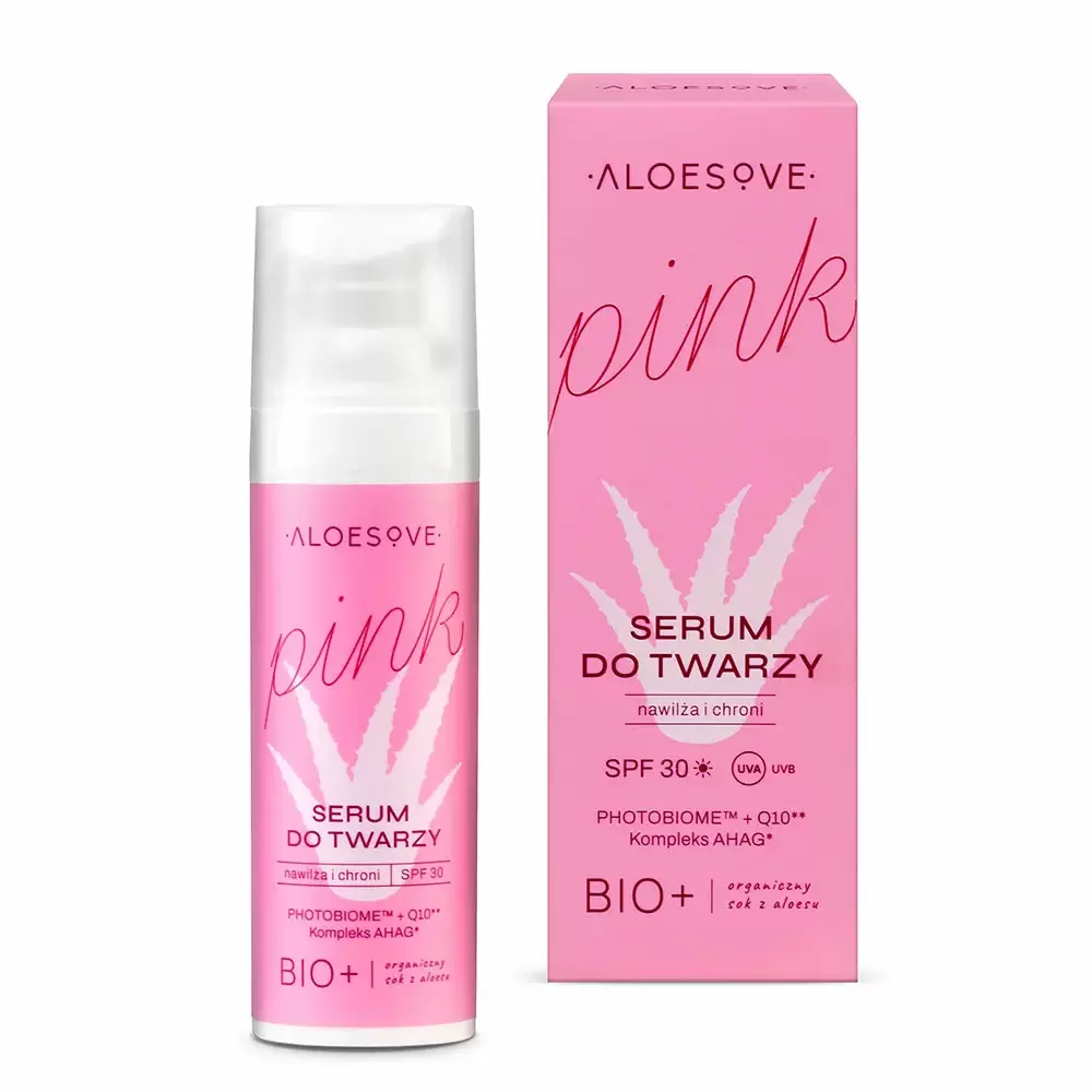 Serum okluzyjne do twarzy SPF30 ALOESOVE PINK | Aloesove
