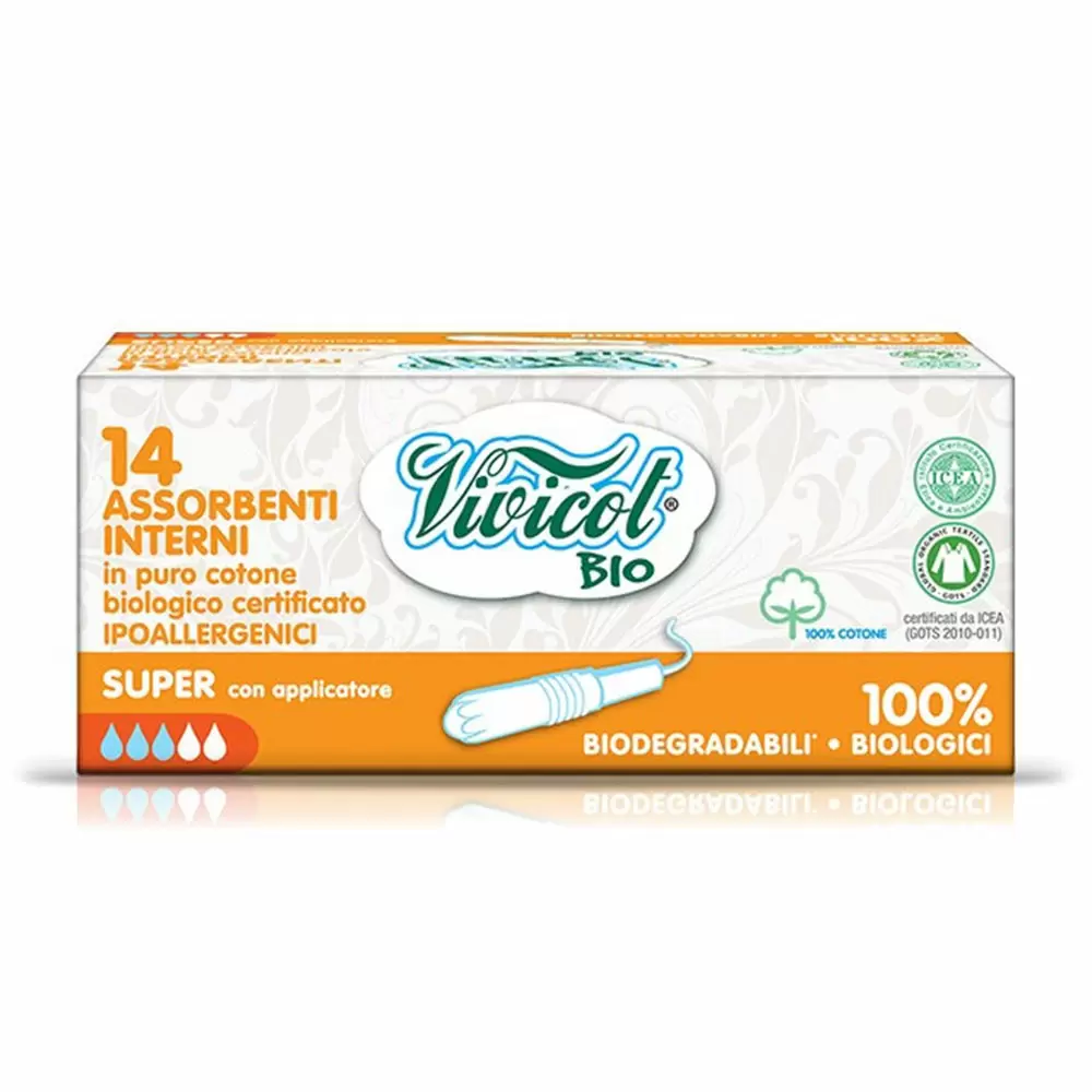 Tampony higieniczne SUPER z aplikatorem | Vivicot