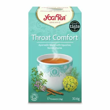 Herbata ajurwedyjska Na Gardło THROAT COMFORT | Yogi Tea